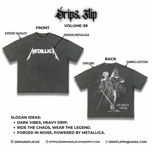 Metalica Statue Tee