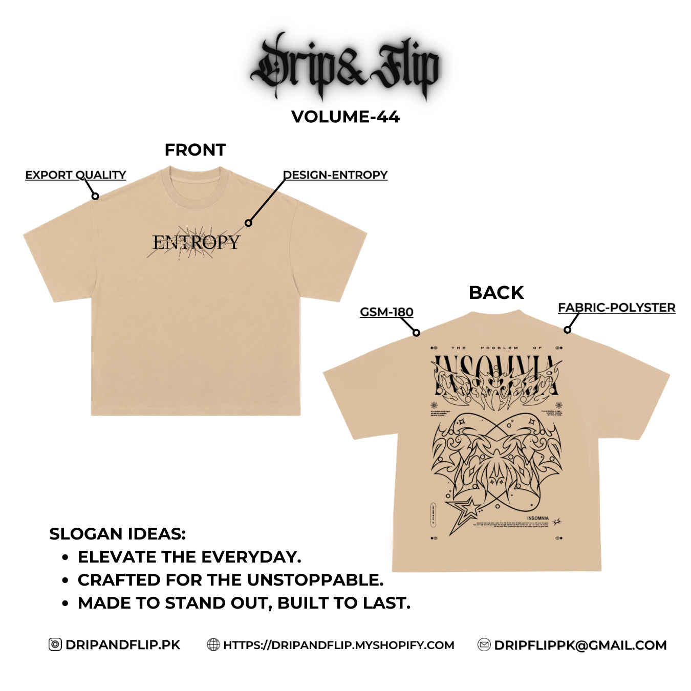 Entropy Oversized Tee