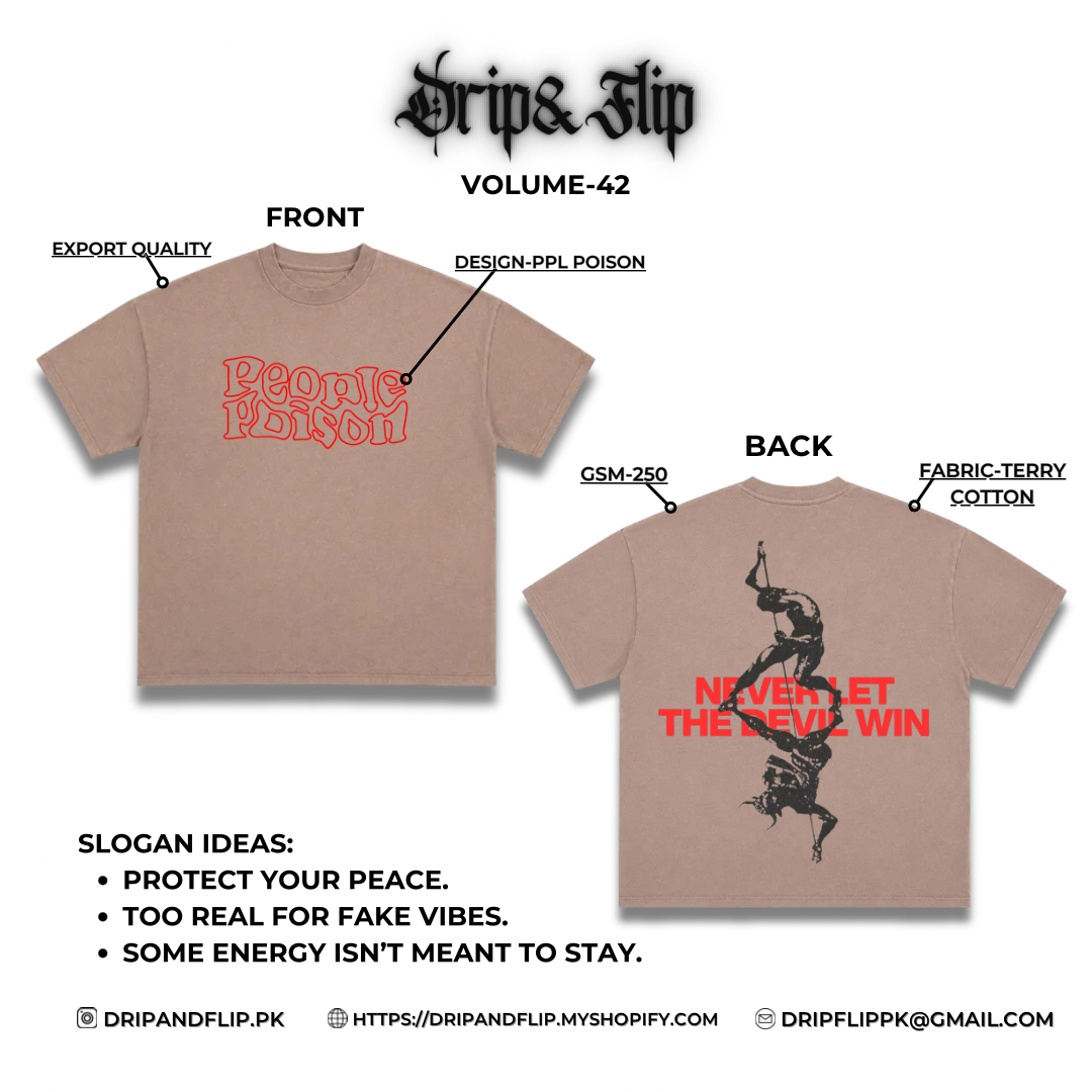 People Poison Oversized Tee